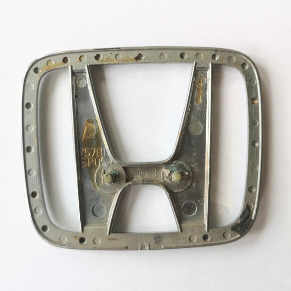 HONDA CIVIC 1996-2000 ODYSSEE 1995-2001 75701 SP0 000 Rear Trunk Emblem - Picture 2 of 2